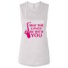 Ladies' Bella Flowy Scoop Muscle Tank Thumbnail